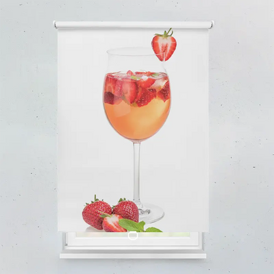 Spring Rollo Motiv Erdbeer Prosecco