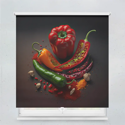 Spring Rollo Motiv Chilli Paprika