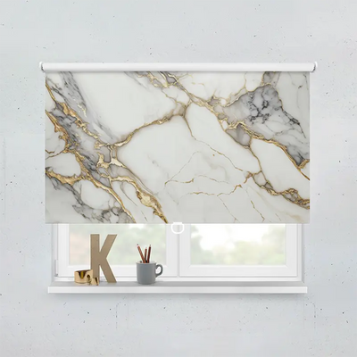 Spring Rollo Motiv Marmor Hintergrund Weiss