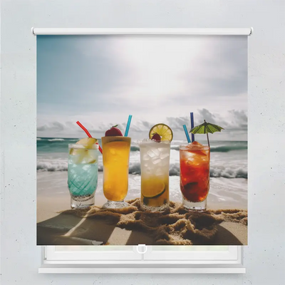 Spring Rollo Motiv Cocktails Am Strand