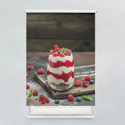 Spring Rollo Motiv Dessert Raspberry