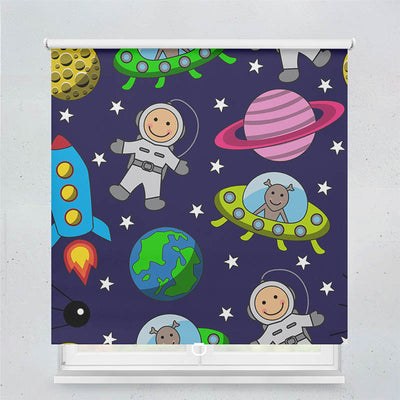 Spring Rollo Motiv Astronauten im Weltraum