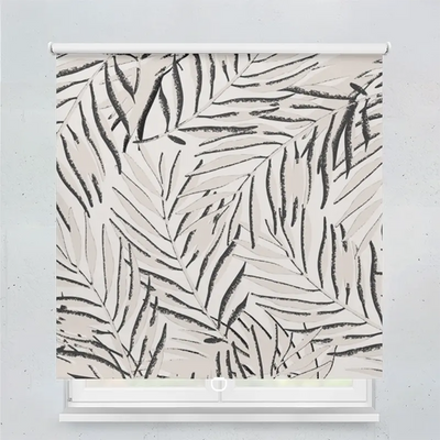 Spring Rollo Motiv Grunge Tropical Leaves