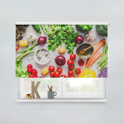 Spring Rollo Motiv Gemuese Vielfalt