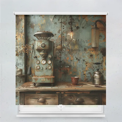 Spring Rollo Motiv Alte Kaffeemaschine