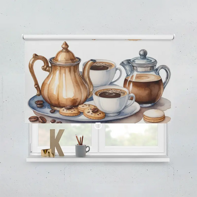 Spring Rollo Motiv Kaffeezeit