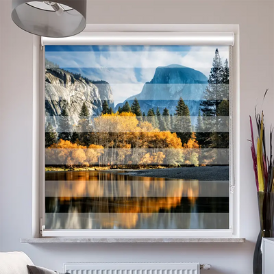 Doppelrollo Mit Kassette Herbst im Yosemite