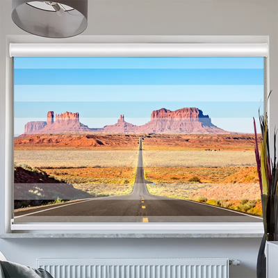 Doppelrollo Kassette Route 66 Monument Valley