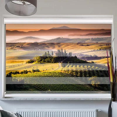 Doppelrollo mit Kassette  Toskana