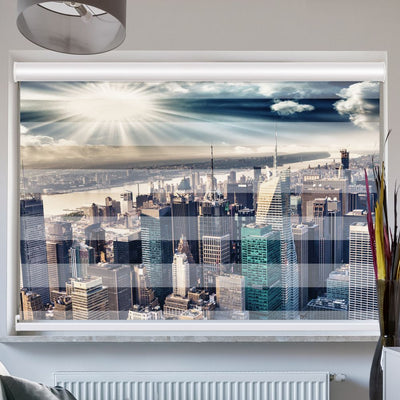 Doppelrollo mit Kassette Skyline Manhattan