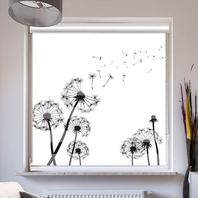 Doppelrollo mit Kassette Pusteblumen Grafik