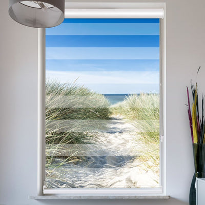 Doppelrollo mit Kassette Duene Meer