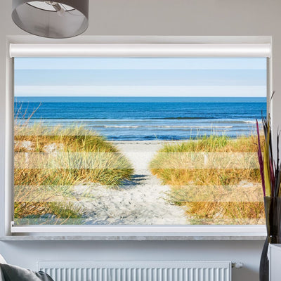 Doppelrollo mit Kassette Duene Meer Ostsee