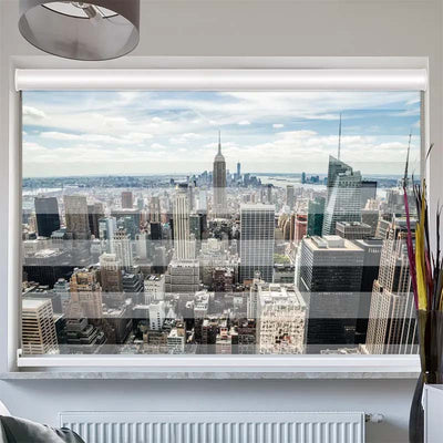 Doppelrollo mit Kassette  Manhattan Skyline