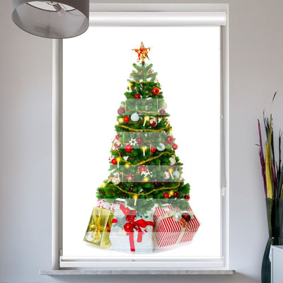 Doppelrollo mit Kassette Weihnachtsbaum