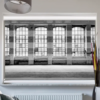Doppelrollo Kassette Alte Fabrikfenster