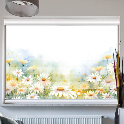 Doppelrollo mit Kassette Gaensebluemchen Aquarell