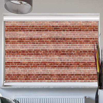 Doppelrollo mit Kassette Alte Rote Ziegelmauer
