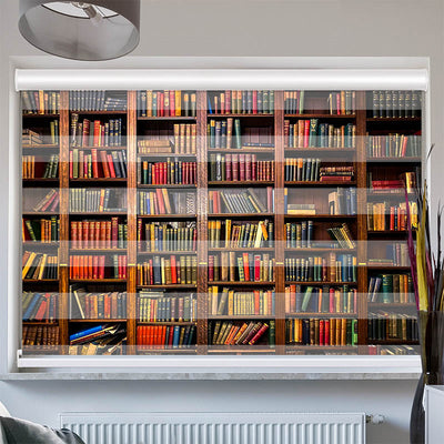 Doppelrollo mit Kassette Altes Beucherregal