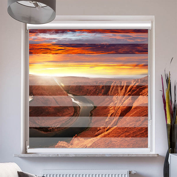Doppelrollo mit Kassette  "Grand Canyon"