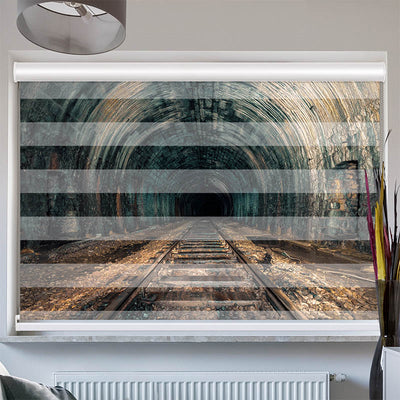 Doppelrollo mit Kassette Alter Eisenbahn Tunnel