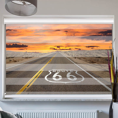 Doppelrollo mit Kassette Route 66