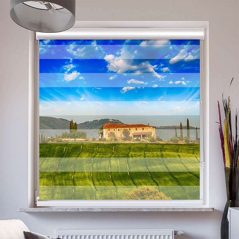 Doppelrollo mit Kassette Toskana