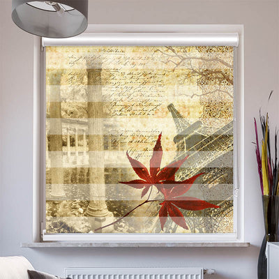 Doppelrollo mit Kassette Paris Vintage Memories