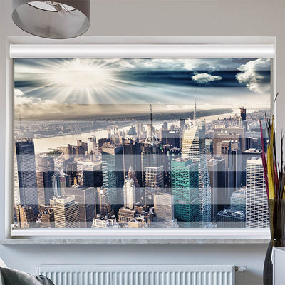 Doppelrollo mit Kassette Skyline Manhattan