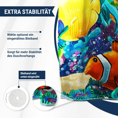 Duschvorhang Bleiband