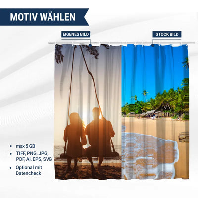 Duschvorhang Motiv wählen