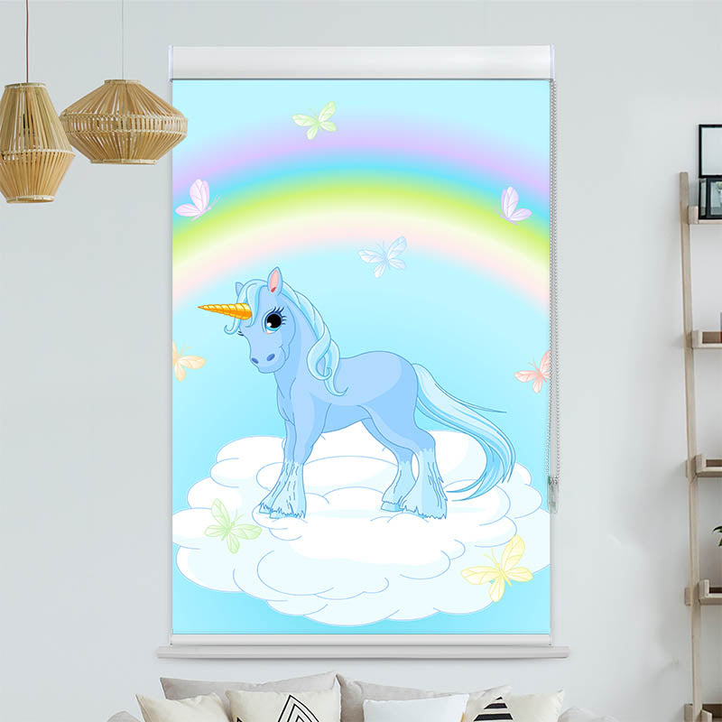 Kassettenrollo Motiv 'Feld mit Sonnenlicht'