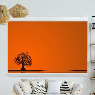 Kassettenrollo Motiv Baum Im Herbst | bis B 420 x H 420 cm