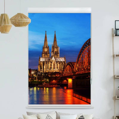 Kassettenrollo Motiv Koelner Dom