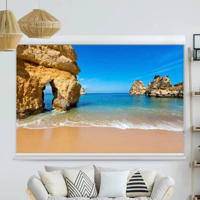 Kassettenrollo Motiv Algarve Portugal Lagos