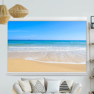 Kassettenrollo Motiv Strand und Meer