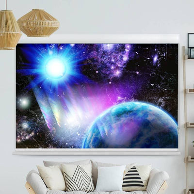 Kassettenrollo Motiv Weltraum