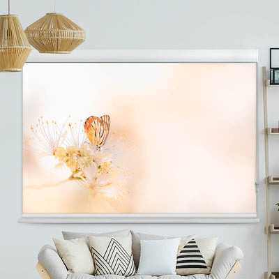 Kassettenrollo Motiv Schmetterling auf Bleute