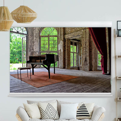 Kassettenrollo Motiv Lost Place Verlassene Heilstaette