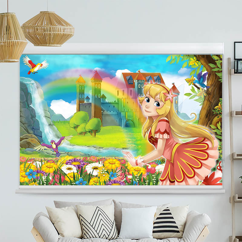 Kassettenrollo Motiv 'Fee im Maerchenland'