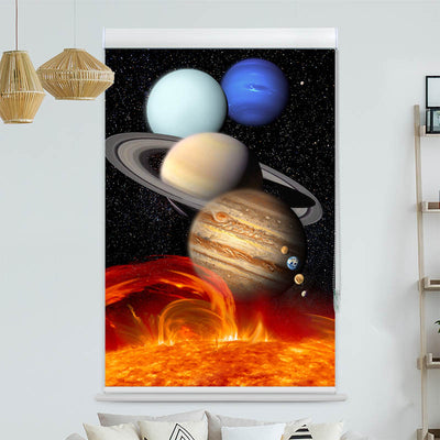 Kassettenrollo Motiv 'Planeten'