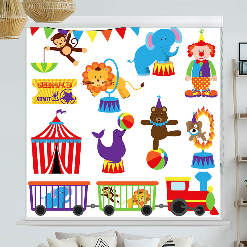 Kassettenrollo Motiv 'Zirkus'