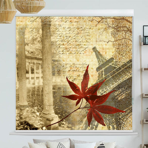 Kassettenrollo Motiv "Paris Vintage Memories" | bis B 420 x H 420 cm