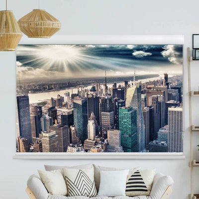 Kassettenrollo Motiv Skyline Manhattan