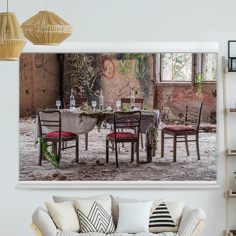 Kassettenrollo Motiv Lost Place der Beelitzer Heilstaetten