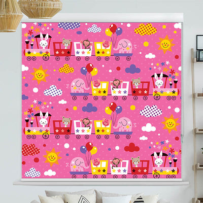 Kassettenrollo Motiv 'Eisenbahn'