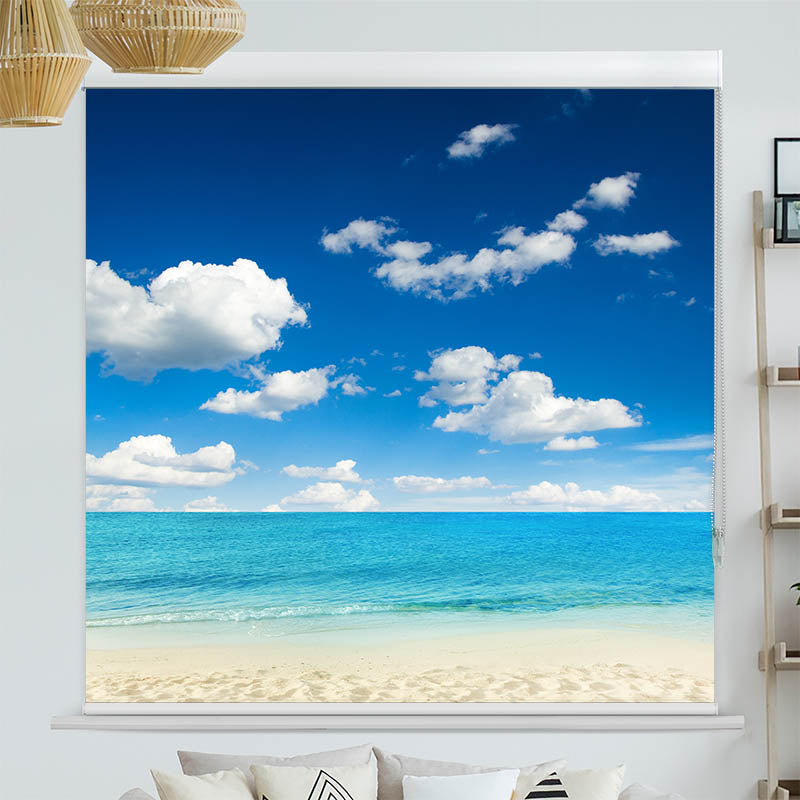 Kassettenrollo Motiv 'Wiese mit Wildblumen'