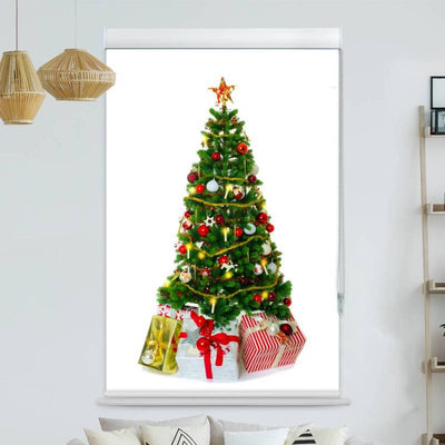 Kassettenrollo Motiv Weihnachtsbaum