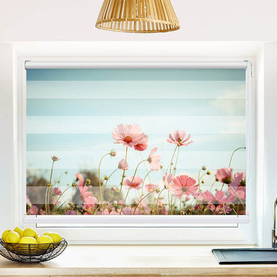 Fotorollo Kosmeenbleute im Garten