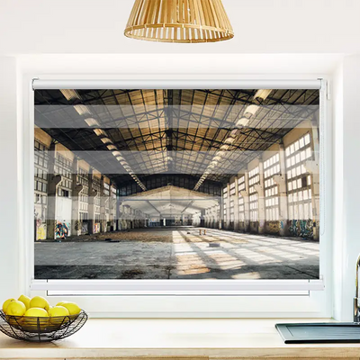 Klemm Doppelrollo Verlassene Industriehalle